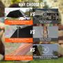 Vehicle Awning, Large 10' x 7' Shade Coverage Car Side Awning, PU2000mm UV50+ Car Awning with Extended Side Canopies and Portable Storage Bag, Suitable for Truck, SUV, Van, Campers Image 2