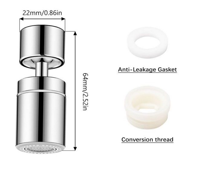 360o Rotatable FM22/M24 Kitchen Tap Aerator