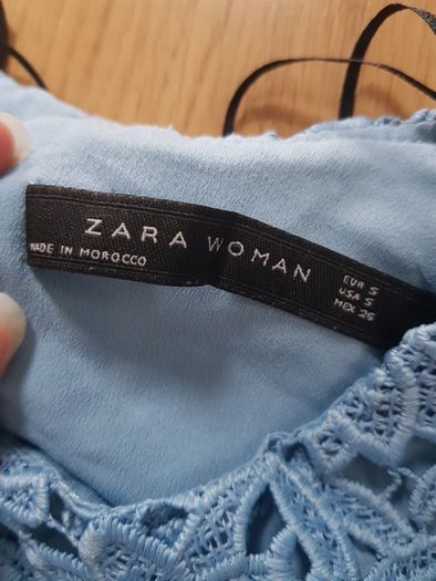 Zara midi blue dress