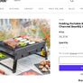 Folding Portable Barbecue for use with Charcoal Image 8