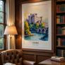 Cork Wall Art print, Travel Art Poster Image 7