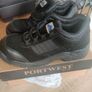 Brand new in box Portwest Unisex Trouper safety shoes black steel toe size UK7 EU41 Postage included Image 2