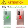 For Samsung Galaxy Note 20 / Note 20 5G Case ShockProof Soft Phone Cover Clear TPU New - FHT28SMK2 Image 4
