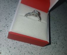 H-samuel engagement ring , (small size)