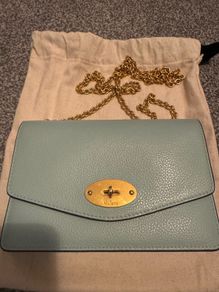 Mulberry small Darley in light aquatic blue