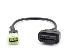 For KTM 6pin OBD2 Connector Motorcycle Motobike adapter cable OBD 2 Extension cable