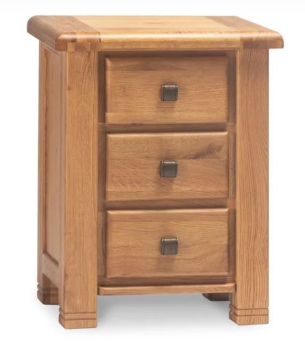 Solid oak bed