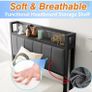 3ft Single Bed Frame With Storage Headboard, Upholstered Platform Bed Frame Image 5