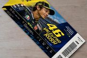 Valentino RossiSouvenir Ticket 2024 Moto Gp Italy