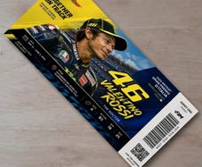 Valentino RossiSouvenir Ticket 2024 Moto Gp Italy