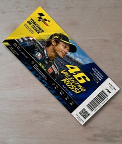 Valentino RossiSouvenir Ticket 2024 Moto Gp Italy