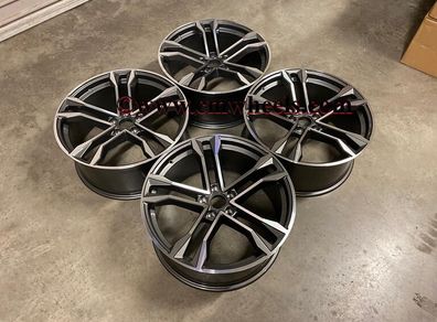 19" Inch SQ8 Audi style wheels A3 A4 A6 Golf Caddy Van Seat Leon Skoda 5x112