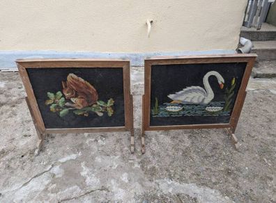 Antique Fire Screens