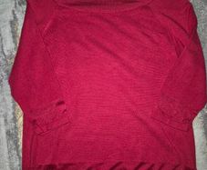 Dunnes Stores red sweater, size M