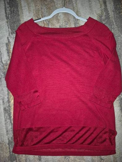 Dunnes Stores red sweater, size M