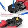 Ferrule Crimping Tool with 1250 Wire Terminal Crimp Connectors Image 2