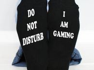 main image for ad Do not disturb me i'm gaming mens socks