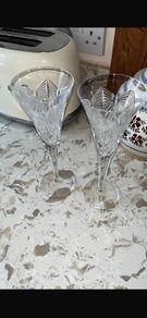Waterford Crystal Happiness Millenium Toasting Flutes