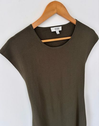 COS Open-Back Knitted Midi Dress