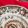 Vintage Johnson Bros HIS MAJESTY Turkey Dinner Plate Image 9