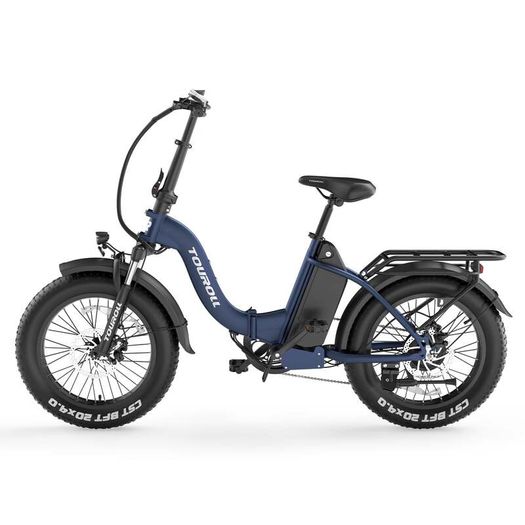 TOUROLL S2 Folding Fat Tire Electric Bike