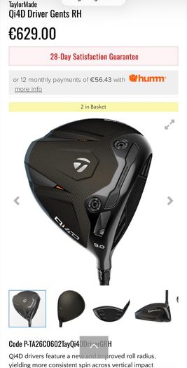 Taylormade Qi4d driver