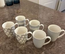 Tipperary Crystal mugs x 6