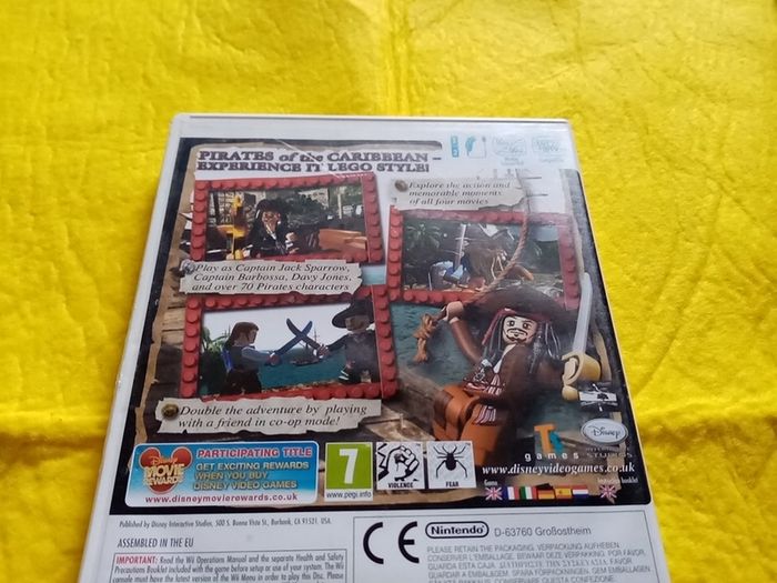 Lego Pirates of the Caribbean The video game Nintendo Wii Games Original