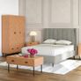 Amelia Bed in Dark Grey Fabric Image 3