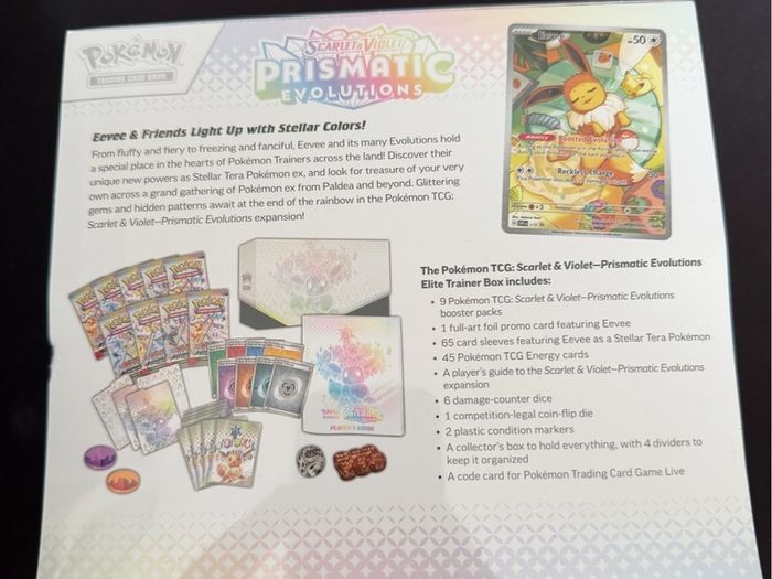 Multiple Boxes - Pokemon Scarlet & Violet: Prismatic Evolutions Elite Trainer Boxes (Factory Sealed)