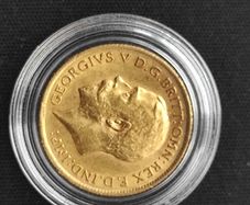 Gold Coin Half Sovereign 1911