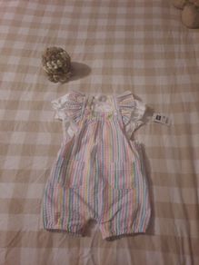 babys candy stripe 2 piece  set