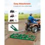 Drag Harrow, 4 ft Heavy Duty Tow Behind Drag Harrow with Adjustable Bars & 72 in Chain, Driveway Grader Landscape Rake for ATV, UTV, Tractor Image 2