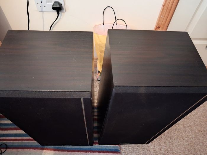 vintage fisher st67 large speakers
