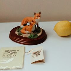 Regency Fine Arts Foxes figurine