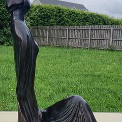 Large Geisha Figure