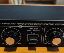 Amplifier or Speaker Switcher Selector