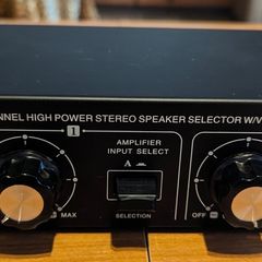 Amplifier or Speaker Switcher Selector