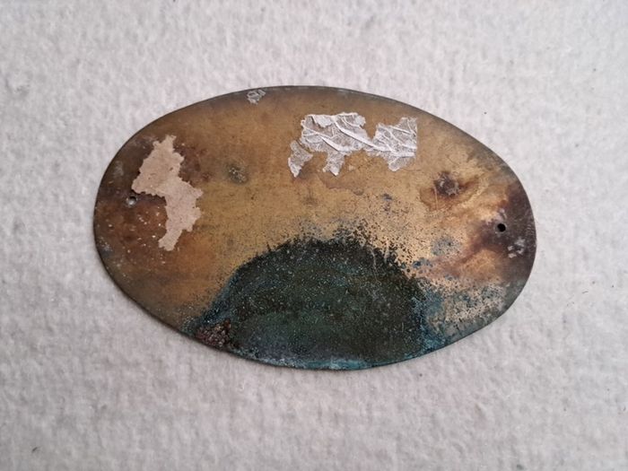 Vintage Brass Car Badge