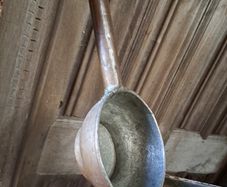 Vintage Bronze Melting Pot