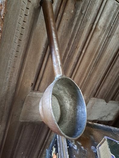 Vintage Bronze Melting Pot