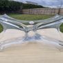 Vannes Le Chatel Crystal French Art Glass Centerpiece Bowl Image 6