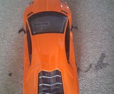 Large Orange Lamborghini Aventador Toy Car (No Remote Control)