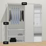 IKEA Platsa wardrobe with mirror Image 4