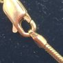 Vintage 9ct yellow gold tiger eye necklace Image 5