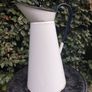 Vintage Enamel Water Jug Pitcher Image 3