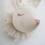Handmade Bunny Wall Head Decoration | Nursery Decor Image 3