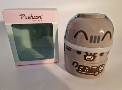 Pusheen the Cat Stacked Round Bento Lunch Box - New In Box