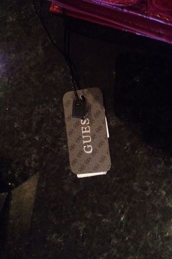 Pink guess wallet