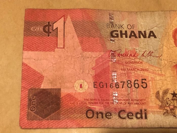 One Cedi 2010 Ghana